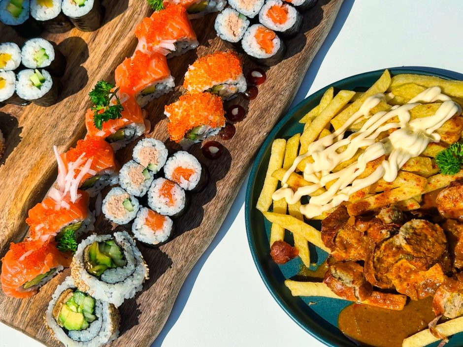 Bistro KOMBU Düsseldorf-Benrath – Japanische Küche Sushi Speisekarte mit Nährwertangaben